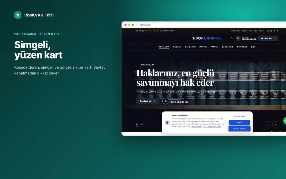 Pro yüzen kart tasarımı