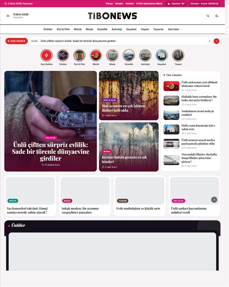 TiboNews Magazin demosu