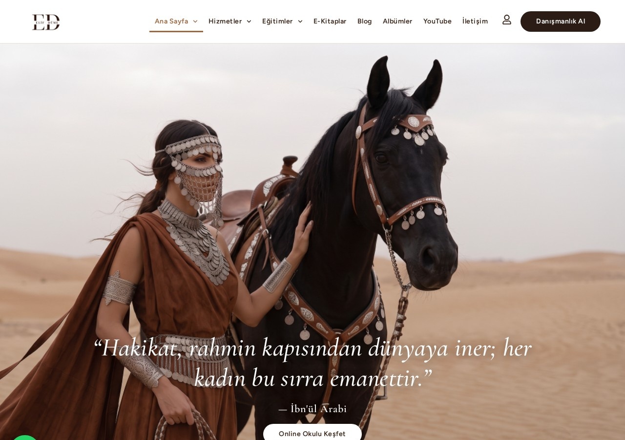 Elif Düme - Site Yenilenmesi web sitesi