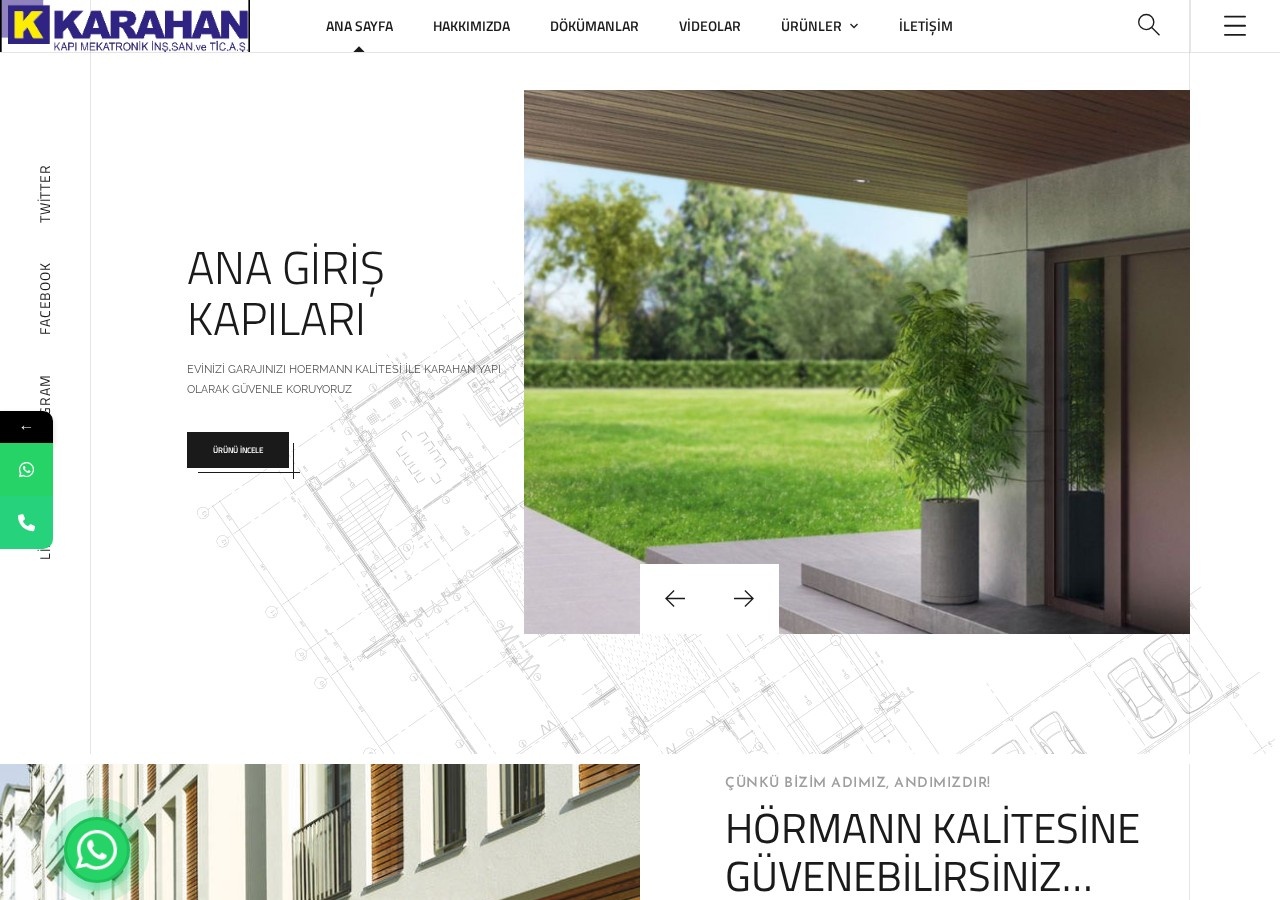 Karahan Kapı - Site Yapımı & Seo  web sitesi