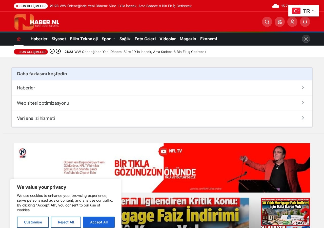 N'haber - Haber Sitesi Yapımı & Yönetimi web sitesi