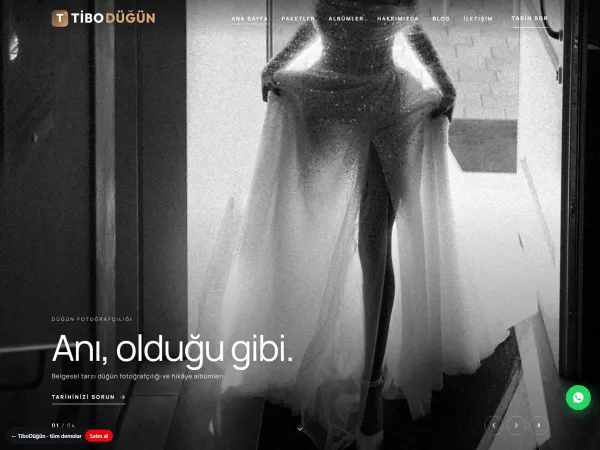 kır bahçesi web sitesi için TiboDüğün Düğün Fotoğrafçısı görünümü