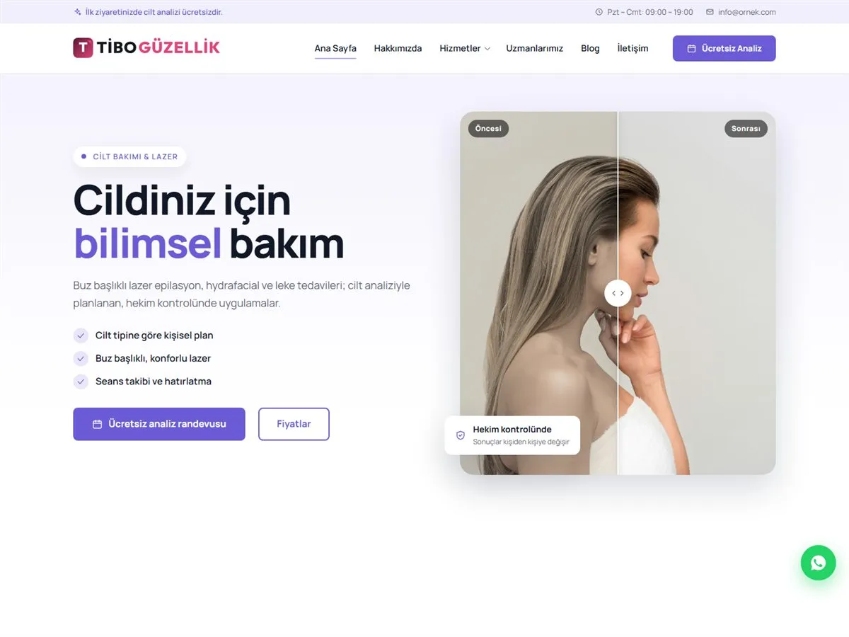 TiboGüzellik Cilt Bakımı & Lazer demosu