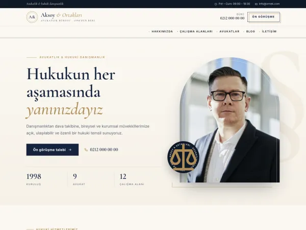 avukat teması — TiboHukuk Hukuk Bürosu