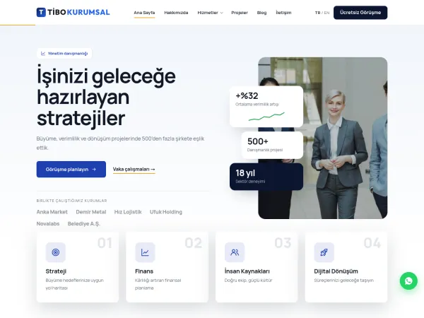 danışmanlık firması teması — TiboKurumsal Danışmanlık & Kurumsal