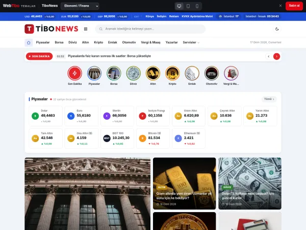 ekonomi haber teması — TiboNews Ekonomi / Finans
