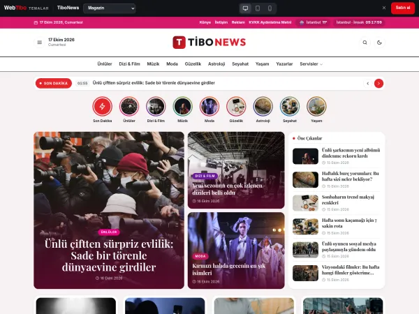 magazin teması — TiboNews Magazin