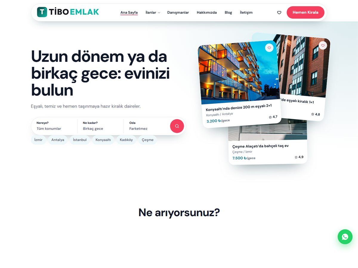 Kiralık & Günlük Kiralık